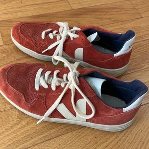 COPY - Red suede Veja sneakers